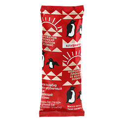 «28 KOPEEK» strawberry ice cream in fatty cocoa-containing popsicle glaze